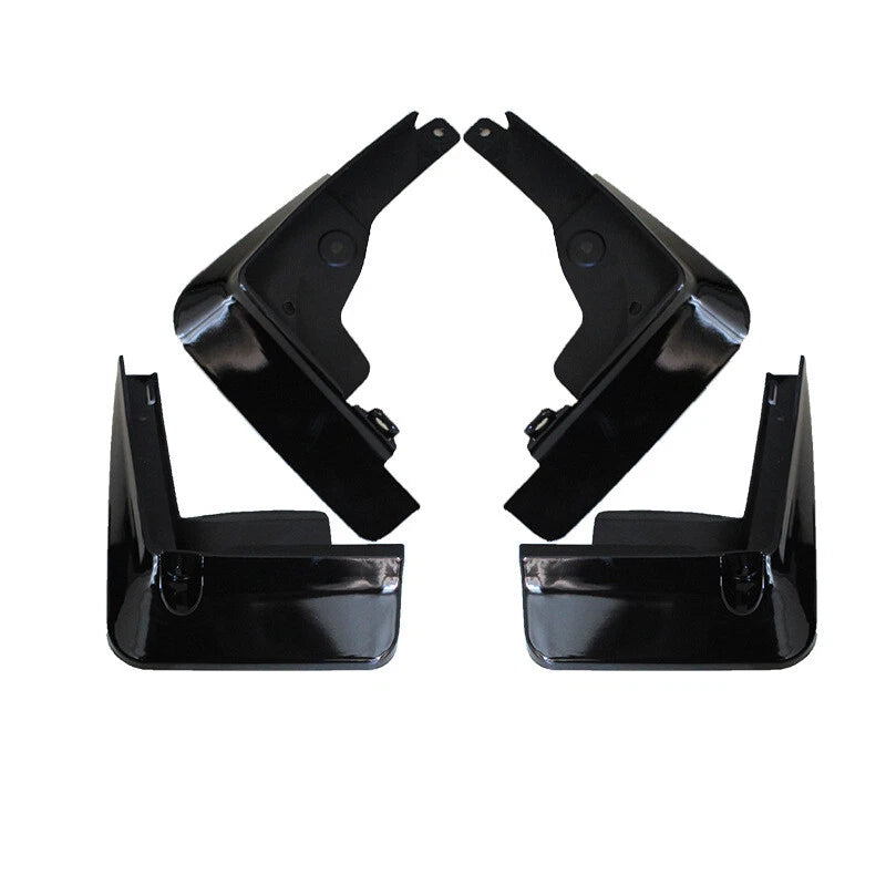 Set of 4 Painted Black Mud Flaps for Toyota Corolla Sedan (2020–2023)