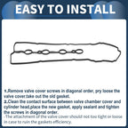Valve Cover Gasket Set for Chevrolet Sail (2010-2013) - 1 Pcs
