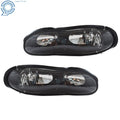 Halogen Black Headlight Pair for Chevy Camaro Z28 (1998–2002)