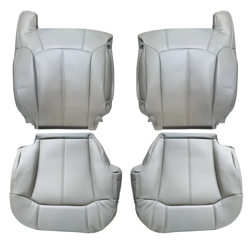 Leather Seat Cover for Chevy Silverado GMC Sierra (1999–2002) Microfiber