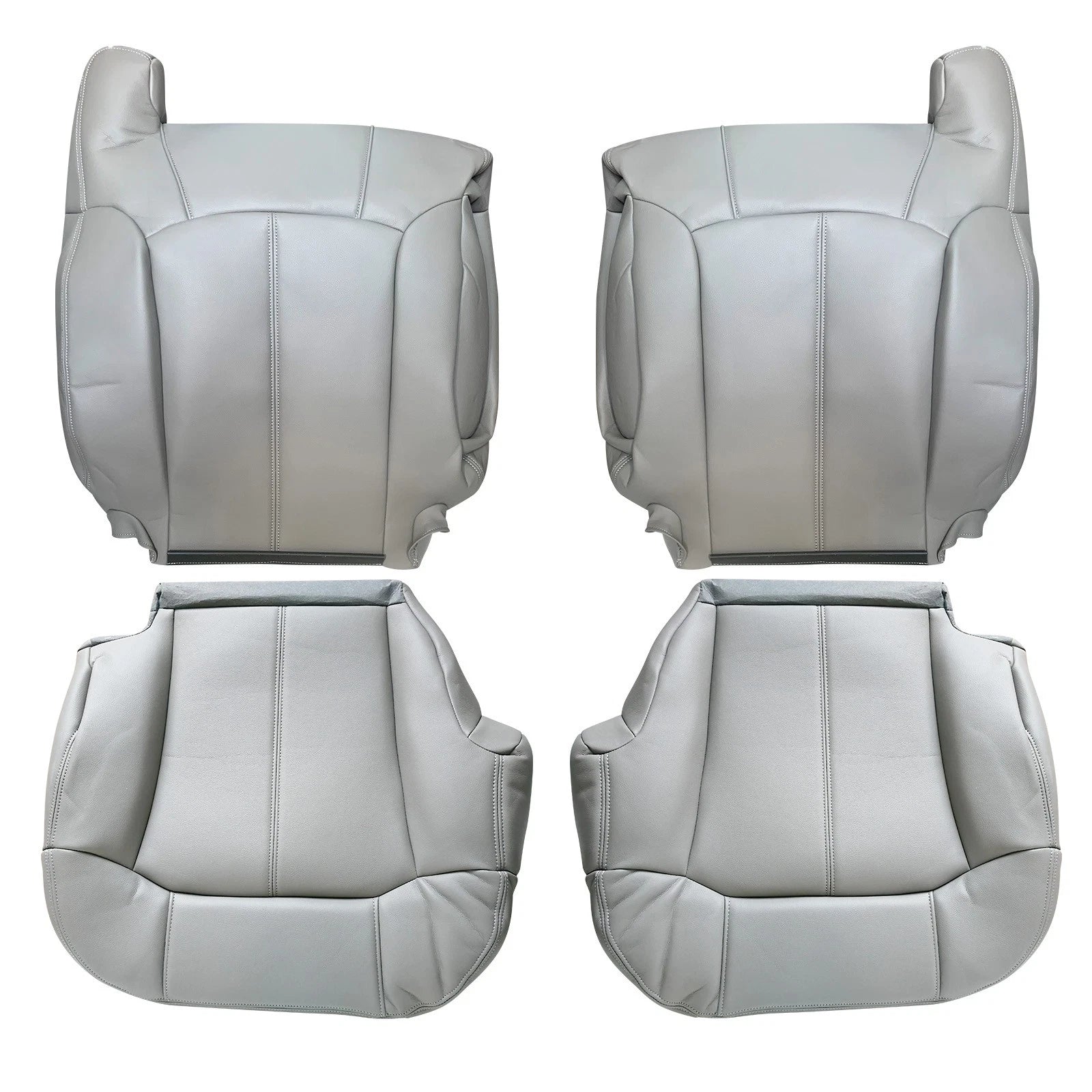 Leather Seat Cover for Chevy Silverado GMC Sierra (1999–2002) Microfiber