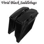 5" Stretched Extended Hard Saddle Bags for Harley Touring Road King Glide