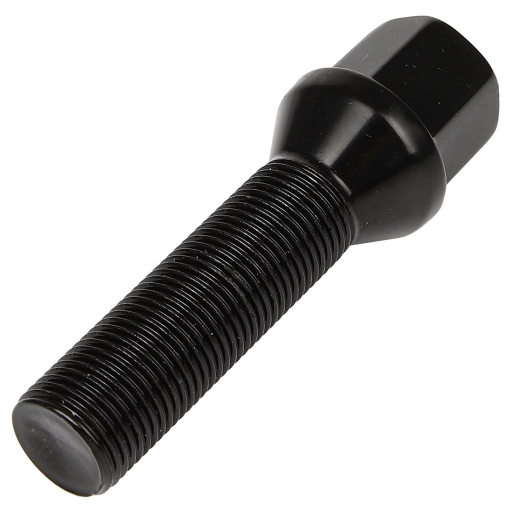 Set of 20 Extended Lug Bolts 14x1.25 Black Cone Seat for BMW Mini Cooper