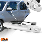 Front Left Door Handle w/ Keyhole for Nissan Cube Juke Versa (2009–2019)