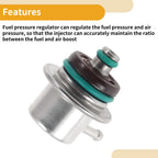 Fuel Pressure Regulator for BMW 323i (1997–2001) No. 0280160504 Metal 20-70 Psi