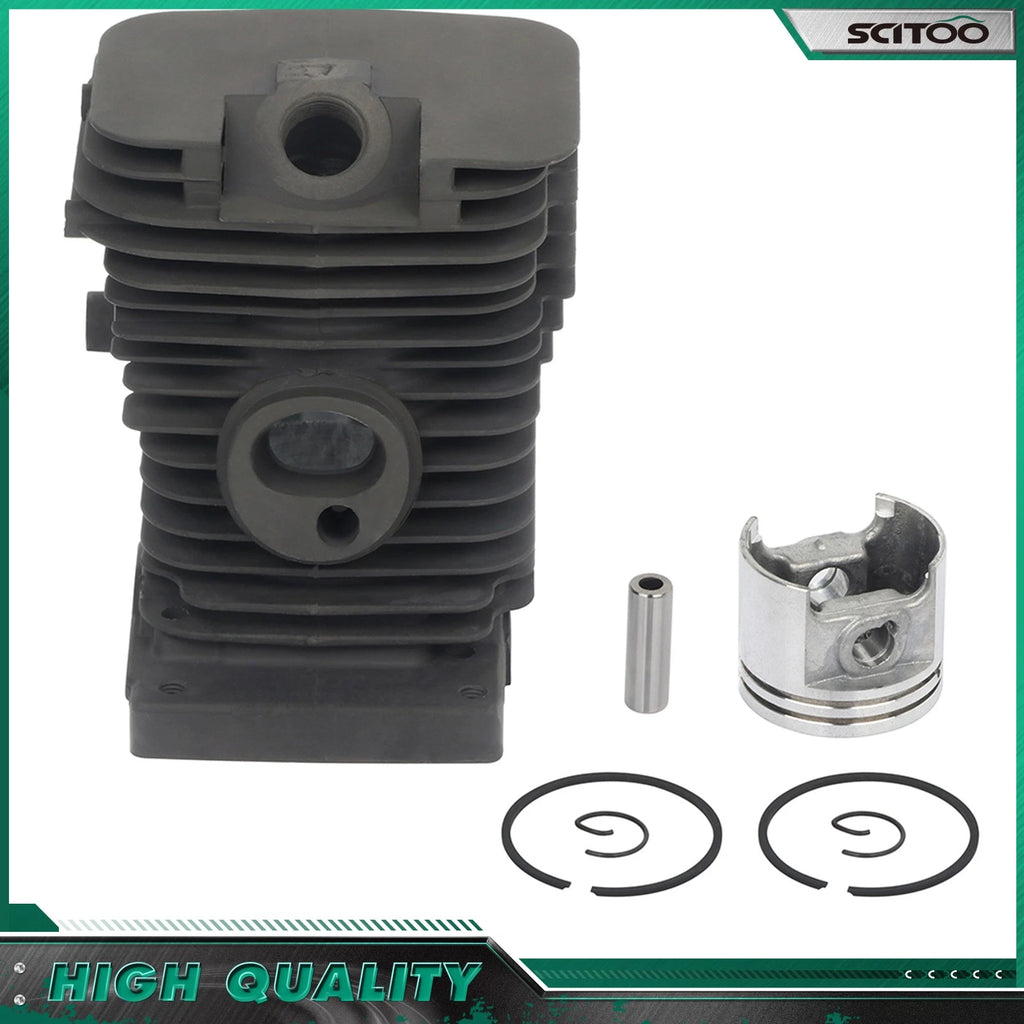 Pin Ring Circlips Cylinder Head Piston Kit for Stihl 017 MS170 (37mm)