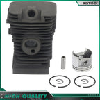 Pin Ring Circlips Cylinder Head Piston Kit for Stihl 017 MS170 (37mm)