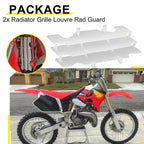 Radiator Grille Louvre Rad Guards 2 x for Honda CR125R (1992–1997)