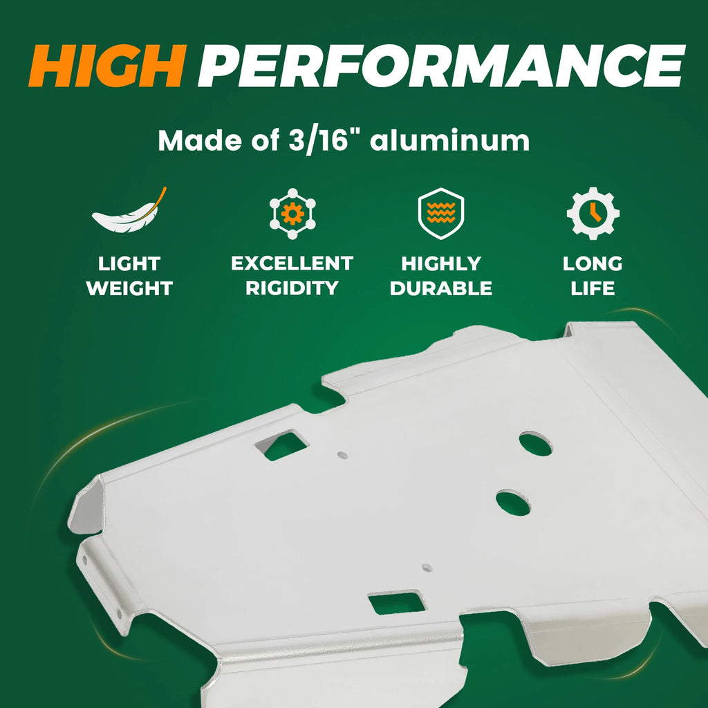 3pc Aluminum Skid Plate for Honda Rubicon IRS 500/520 (2015–2021)