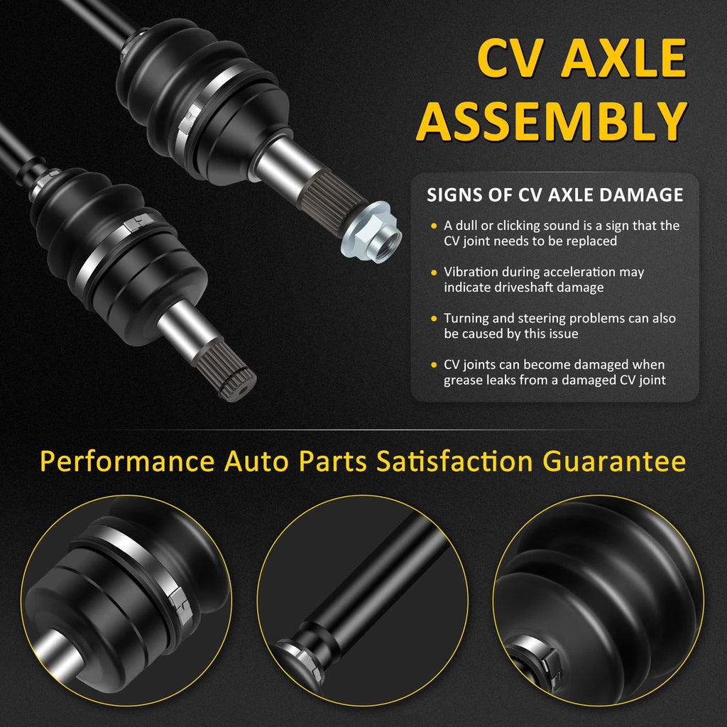 Complete CV Axle Set for Yamaha Grizzly 700 (2016–2018)