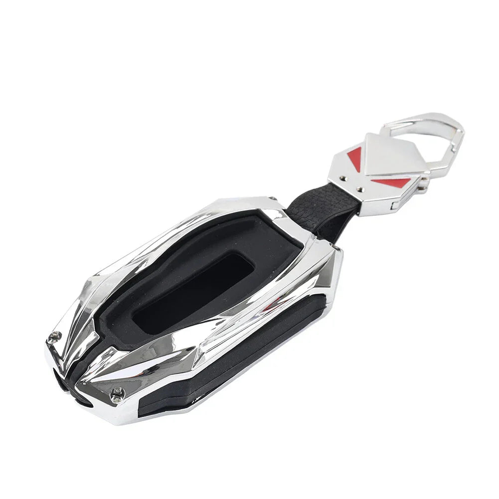 Silver Key Fob Cover Protector Case for Dodge Ram 1500 (2019-2024)