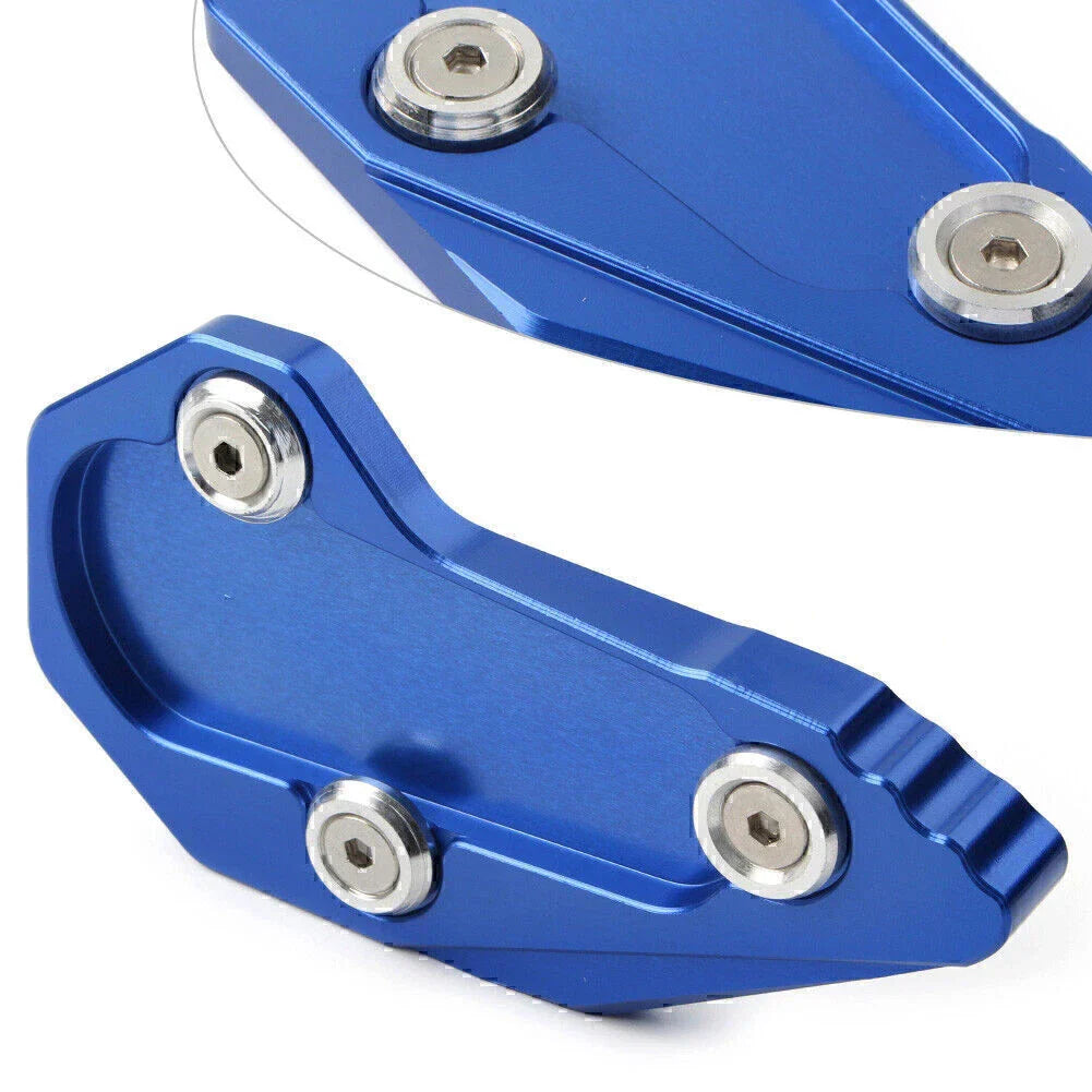 Blue Kickstand Side Stand Extension Pad for BMW R1200R R1200RS (2015-2016)