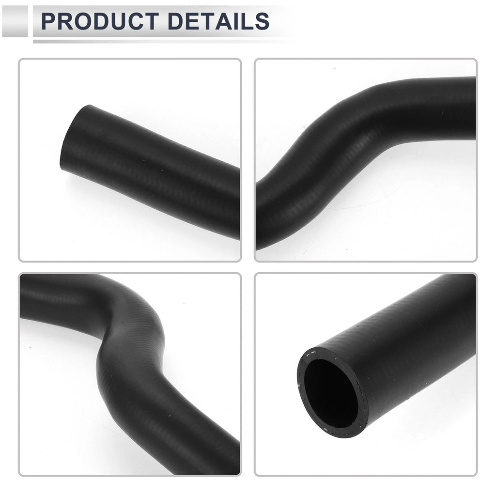 Radiator Coolant Hose for Honda Civic (1992–2000) No. 19501P08000 Rubber Black