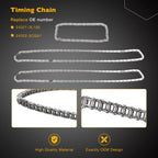 Engine Timing Chain Kit for Hyundai Santa Fe, Sorento, Azera, Kia (2009-2022)