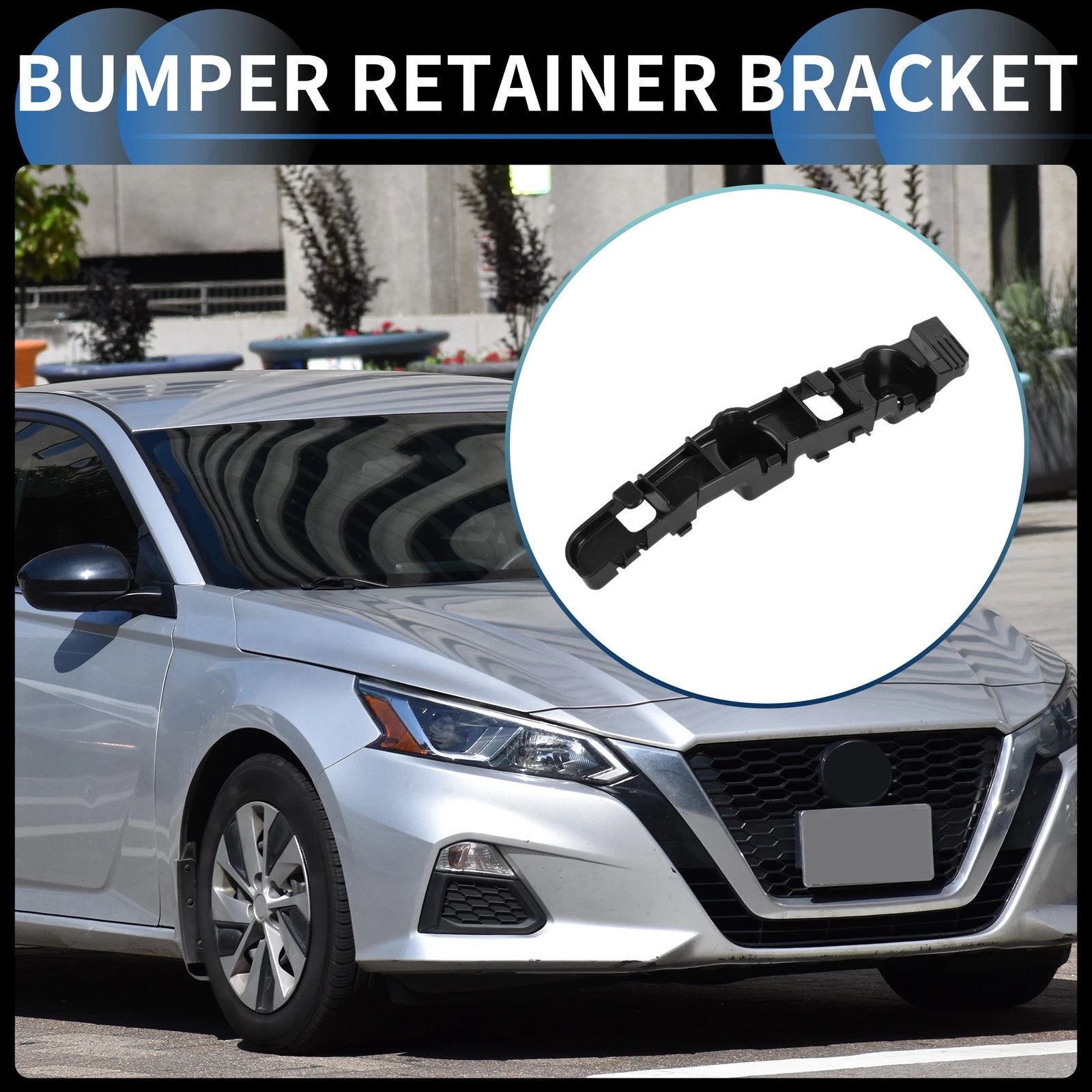 1 Pc Left Front Bumper Retainer Bracket No. 62221JA01A for Nissan Altima (2007–2012)