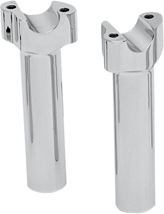 6" Chrome Handlebar Risers for Harley Davidson (18031512)
