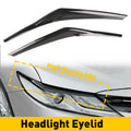 Black Headlight Eyelid Cover Trim for Toyota Camry SE XSE (2018–2022)