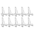 10pcs Decorative Plate Holder Display Stand Pedestal Ornament for Home Decor