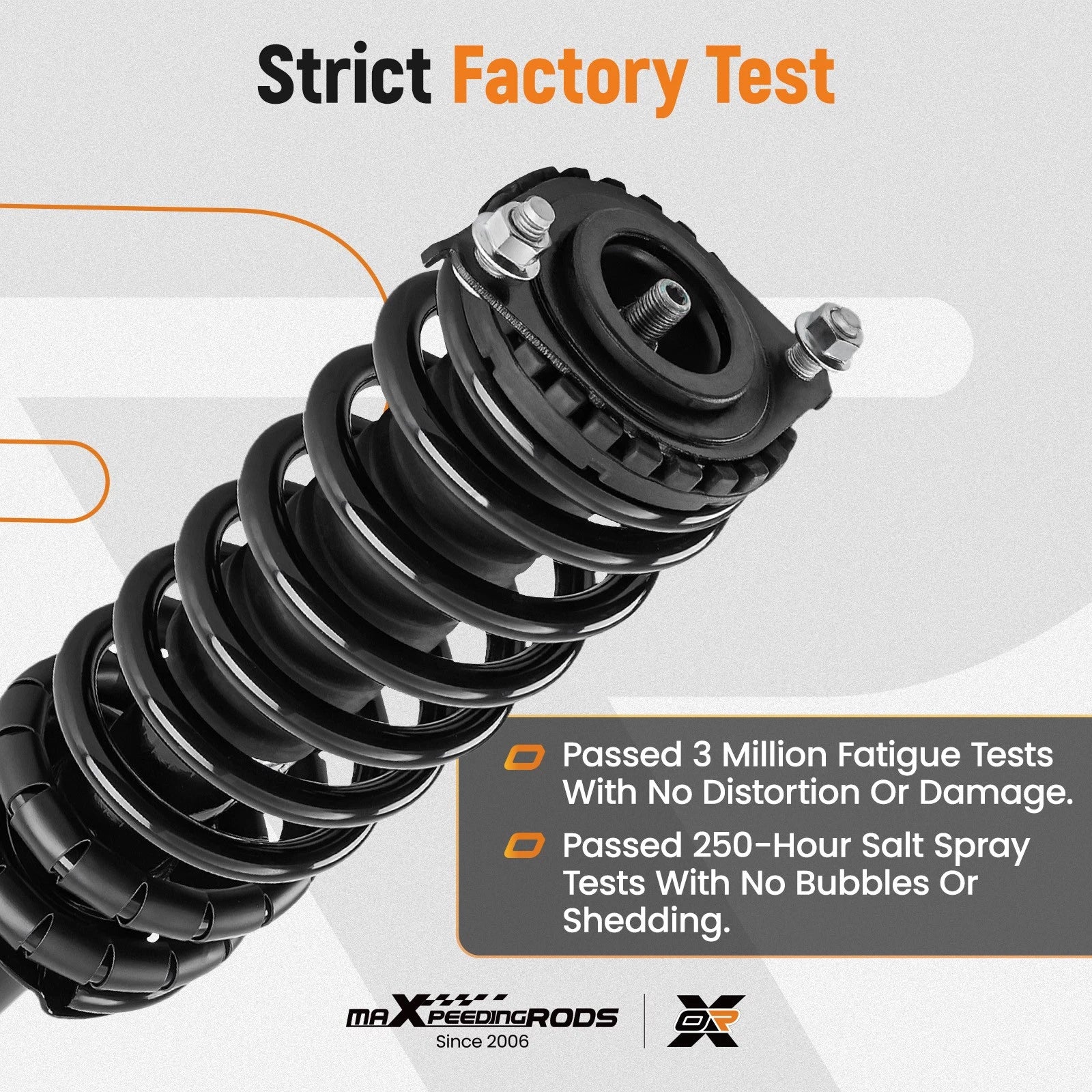 2X Rear Quick Complete Strut Spring for Subaru Outback (2000-2004)