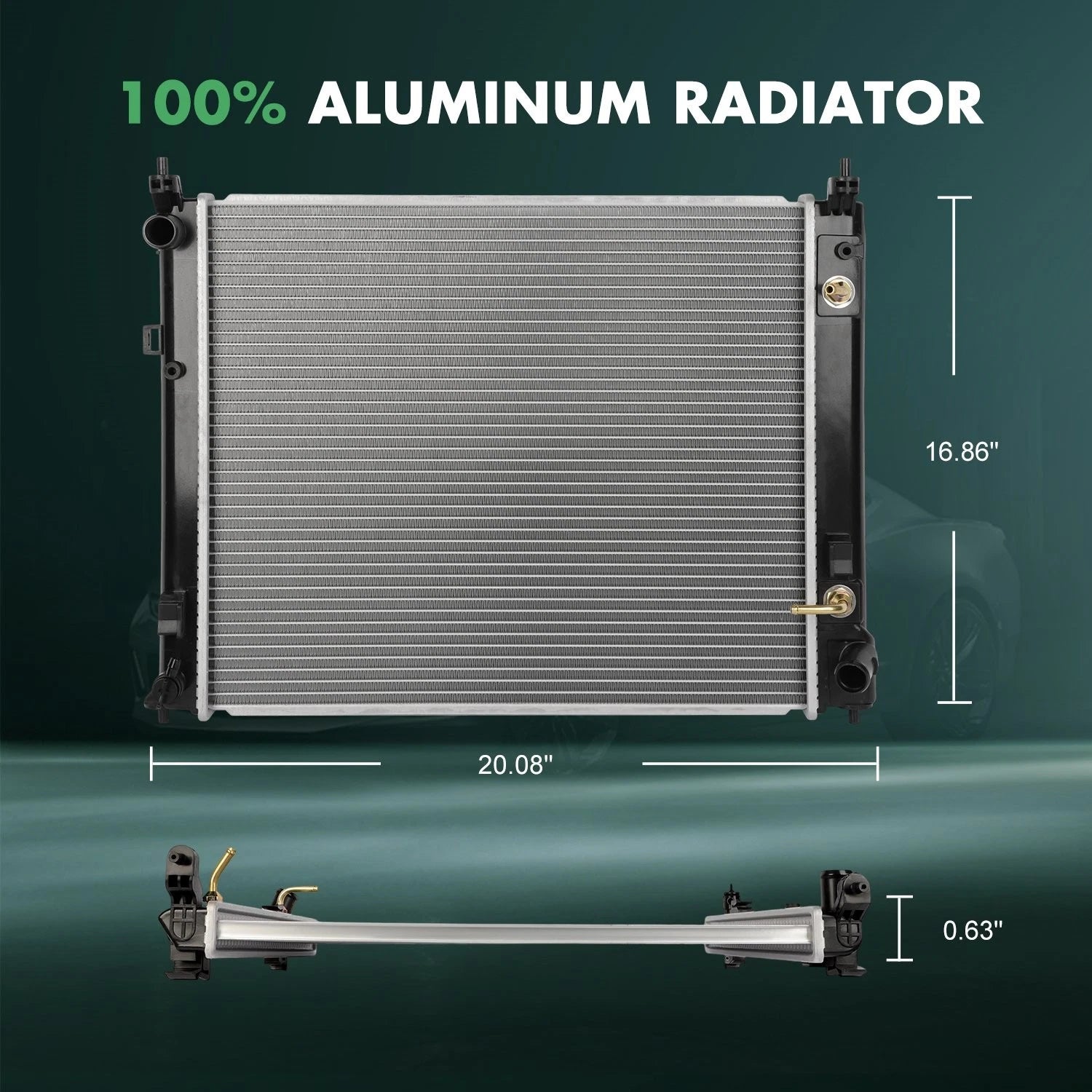 Aluminum Radiator for Nissan Versa Note (2014–2018)