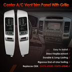 Instrument Air Vent Finish Panel Garnish for Toyota Land Cruiser Lexus (2003–2009)
