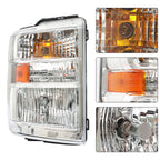 Set of 2 Headlight Assemblies for Ford E150 E250 E350 E450 (2008â2014)
