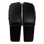 Hard Saddlebags for Harley Road Street Electra Glide (2014–2023) Black Denim