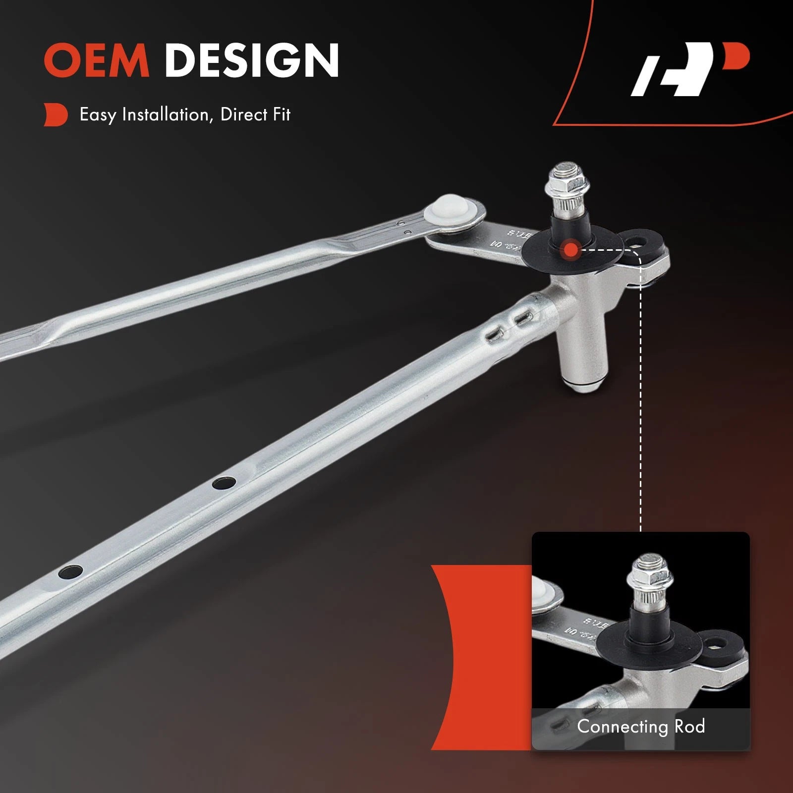 Front Windshield Wiper Linkage for Chevy Aveo & Pontiac G3 (2007-2011)