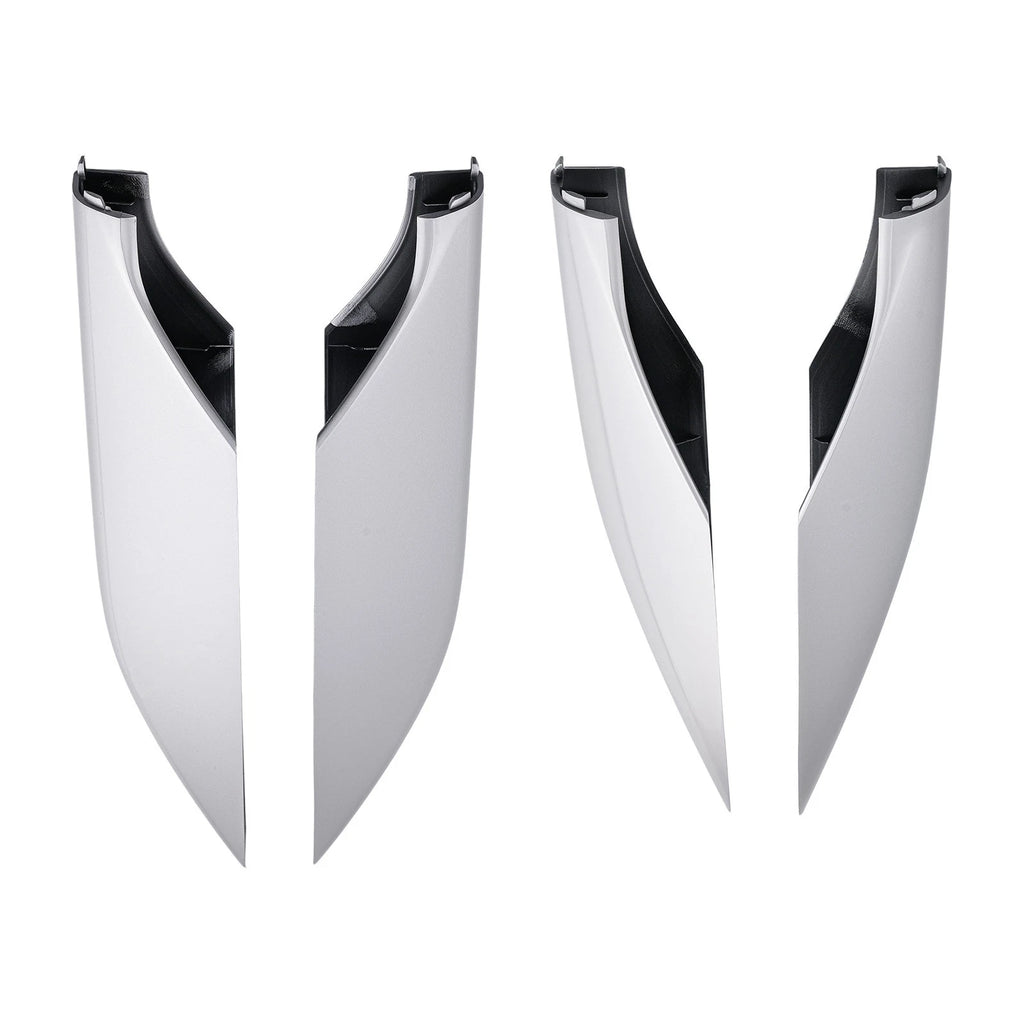 Set of 4 ABS Roof Rack Rail Covers for Lexus GX470 (2003–2009) Silver