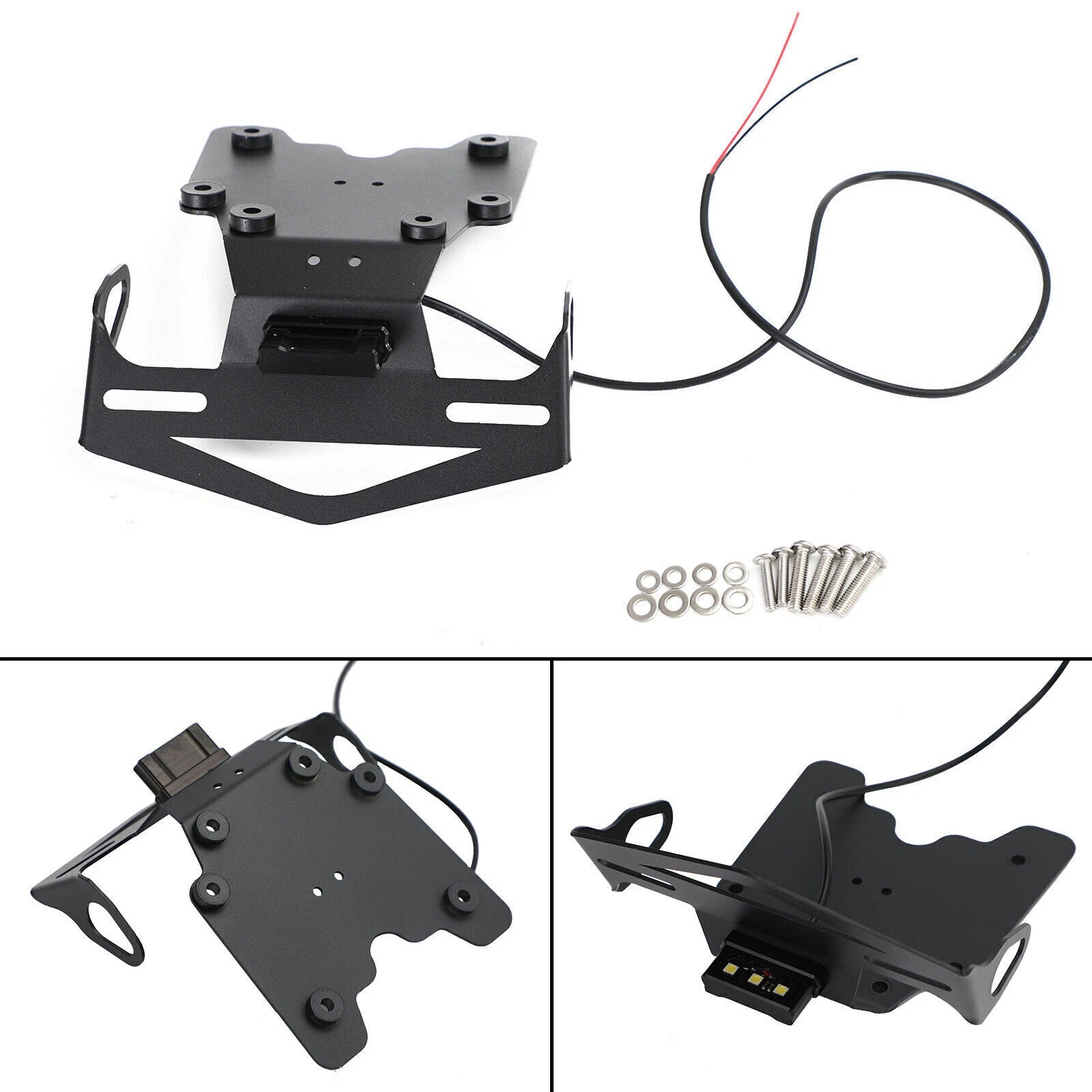 License Plate Holder Frame Bracket for Yamaha Tenere 700 / XTZ700 (2019–2021)