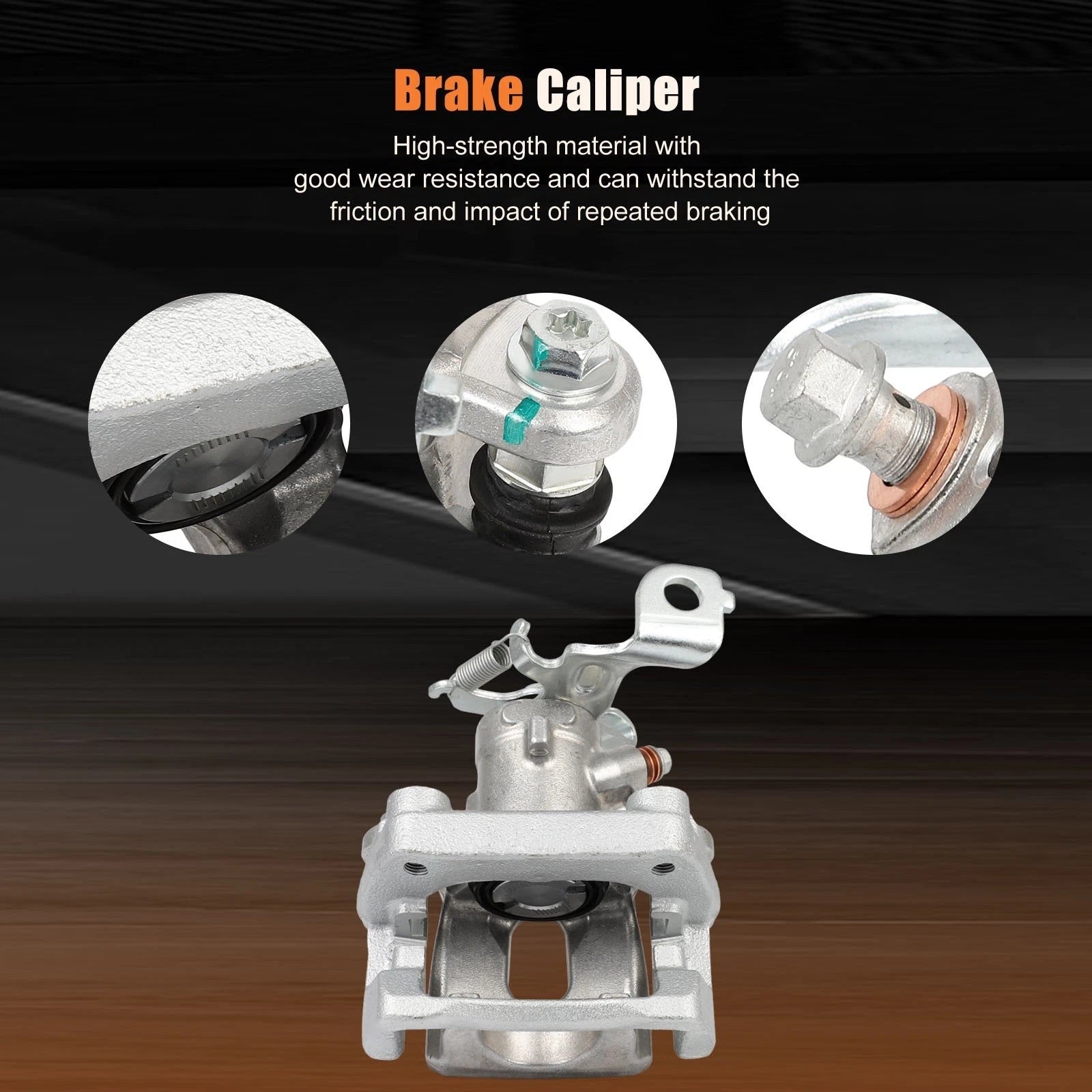 Rear Left Brake Caliper with Bracket for Toyota Corolla (2014-2019)