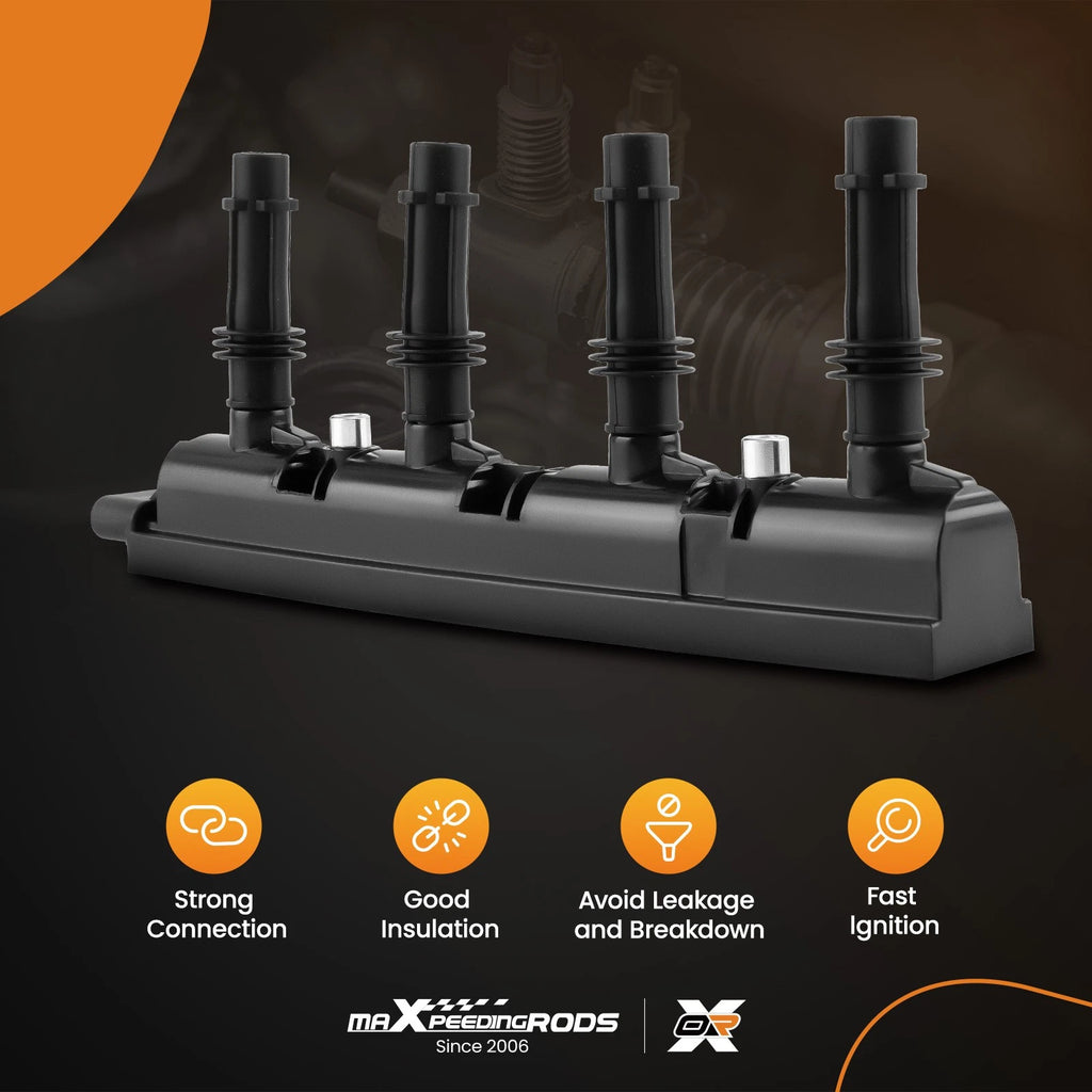 Ignition Coil & Spark Plugs Set for Buick Chevrolet Encore (2013-2022)