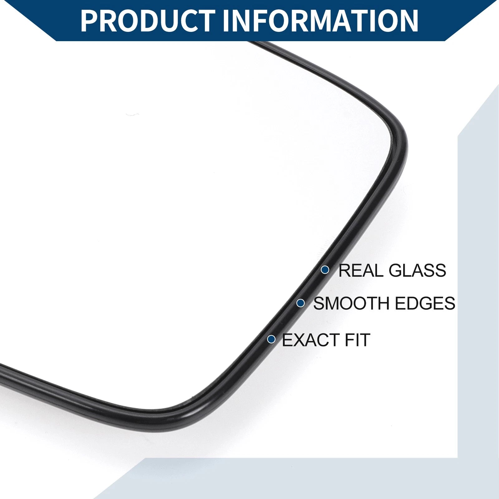 Heated Left Side Mirror Glass for Chrysler 200 300 (2011–2014)