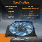 Radiator Cooling Fan for BMW X3 (2004-2010)