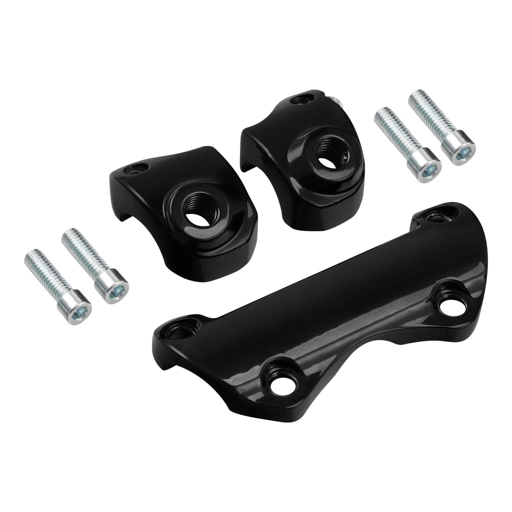 1'' Handlebar Riser Top Clamps for Harley Touring Electra Glide (1988–2023)