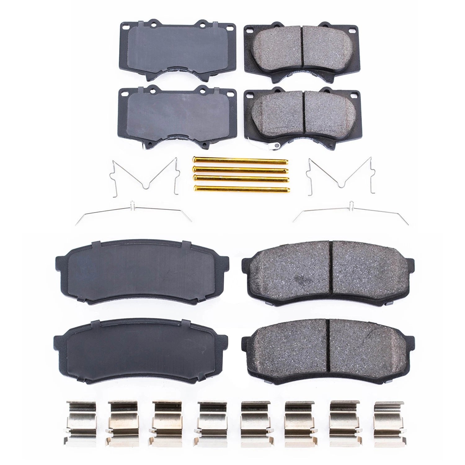 PowerStop Z17 Low-Dust Ceramic Brake Pads Kit for 4Runner GX460 (2010–2023)