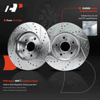 Front Drilled Brake Rotors and Ceramic Pads for Lexus RX300 (1999–2001)
