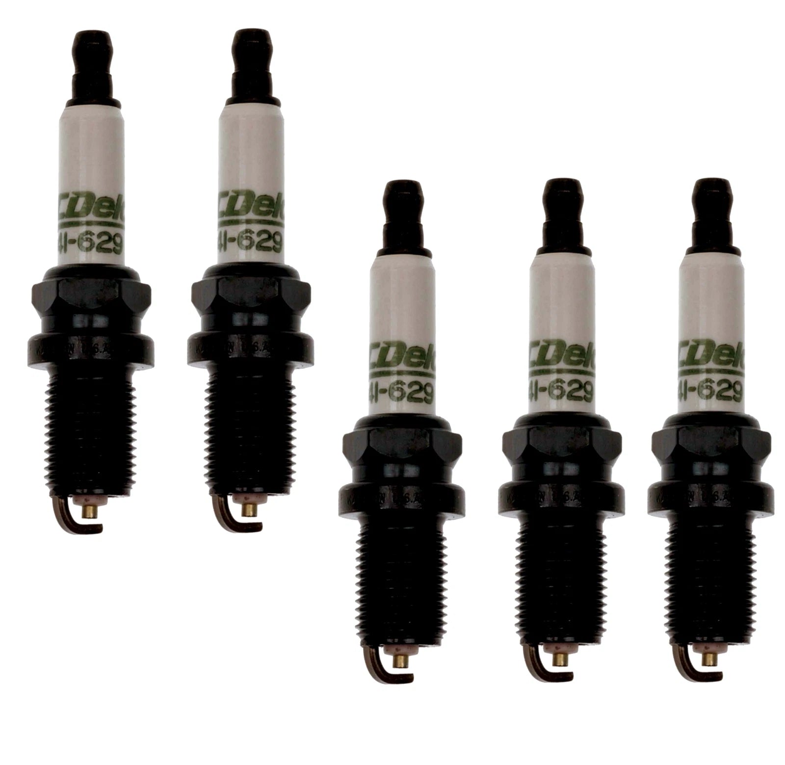 Set of 5 Spark Plugs for Audi Coupe Quattro (1990–1990)
