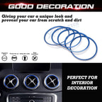 AC Air Outlet Vent Front Side Rings Trim for Mercedes-Benz A B CLA GLA (2013-2019)