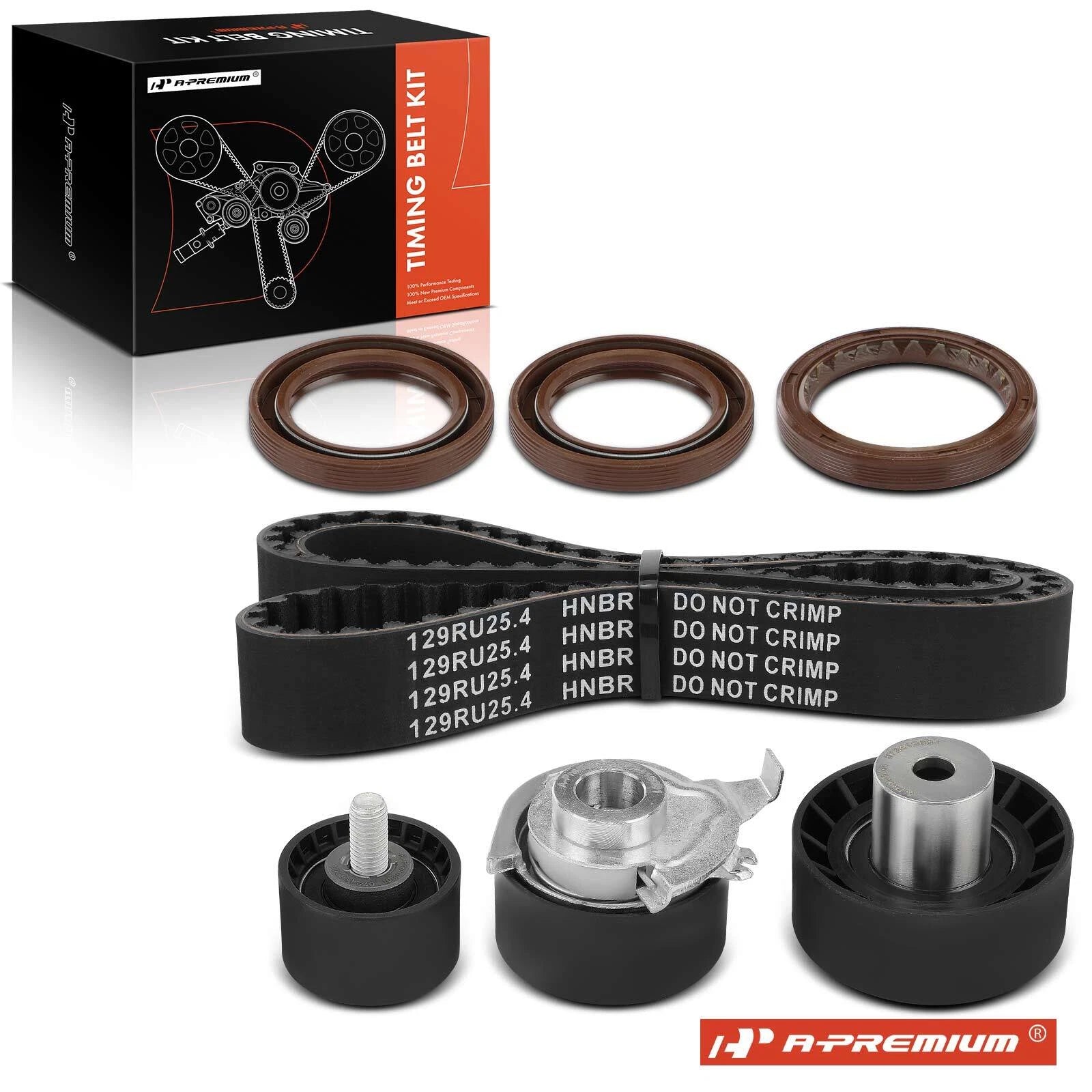 7x Timing Belt Kit for Ford Contour Escort Mercury Mystique (1998–1999)