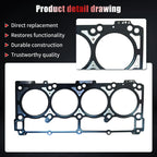 Right Head Gasket for Dodge Ram 1500, Charger, Chrysler 300 (2003–2008)
