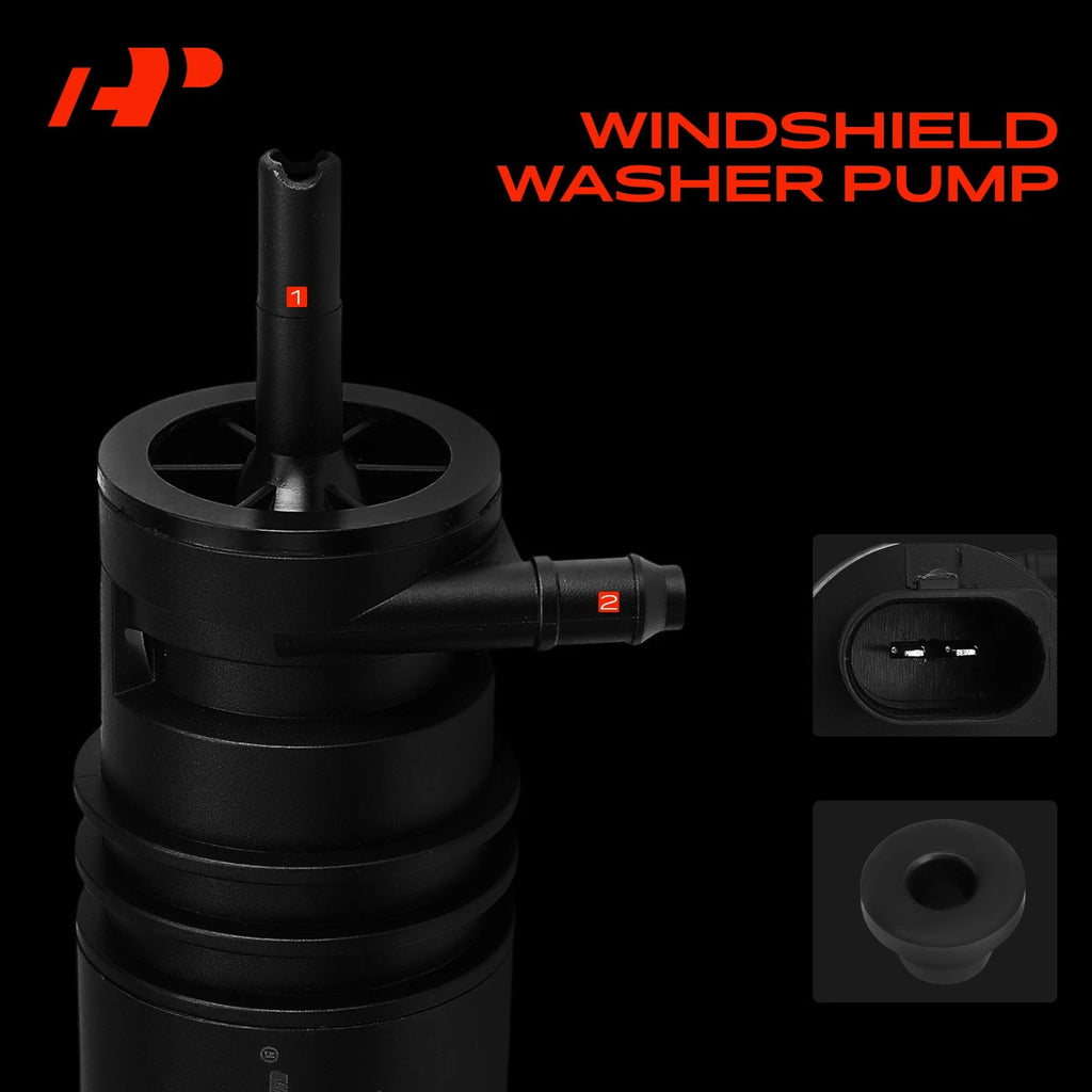 Windshield Washer Pump with Rubber Grommet for BMW 528i 535d 640i (2011–2016)