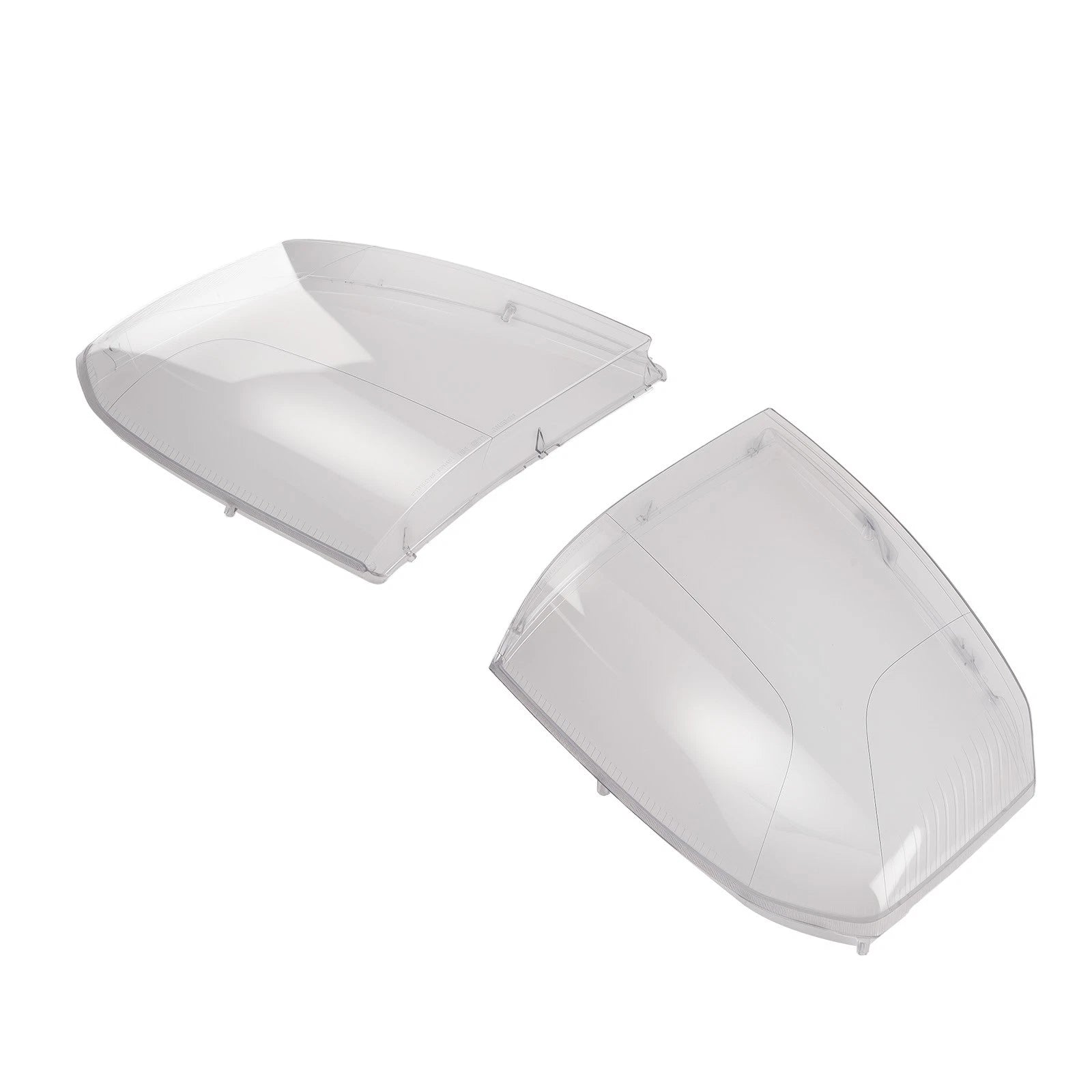 Front Headlamp Lens Cover Set for Cadillac Escalade (2007–2014) Clear Polycarbonate
