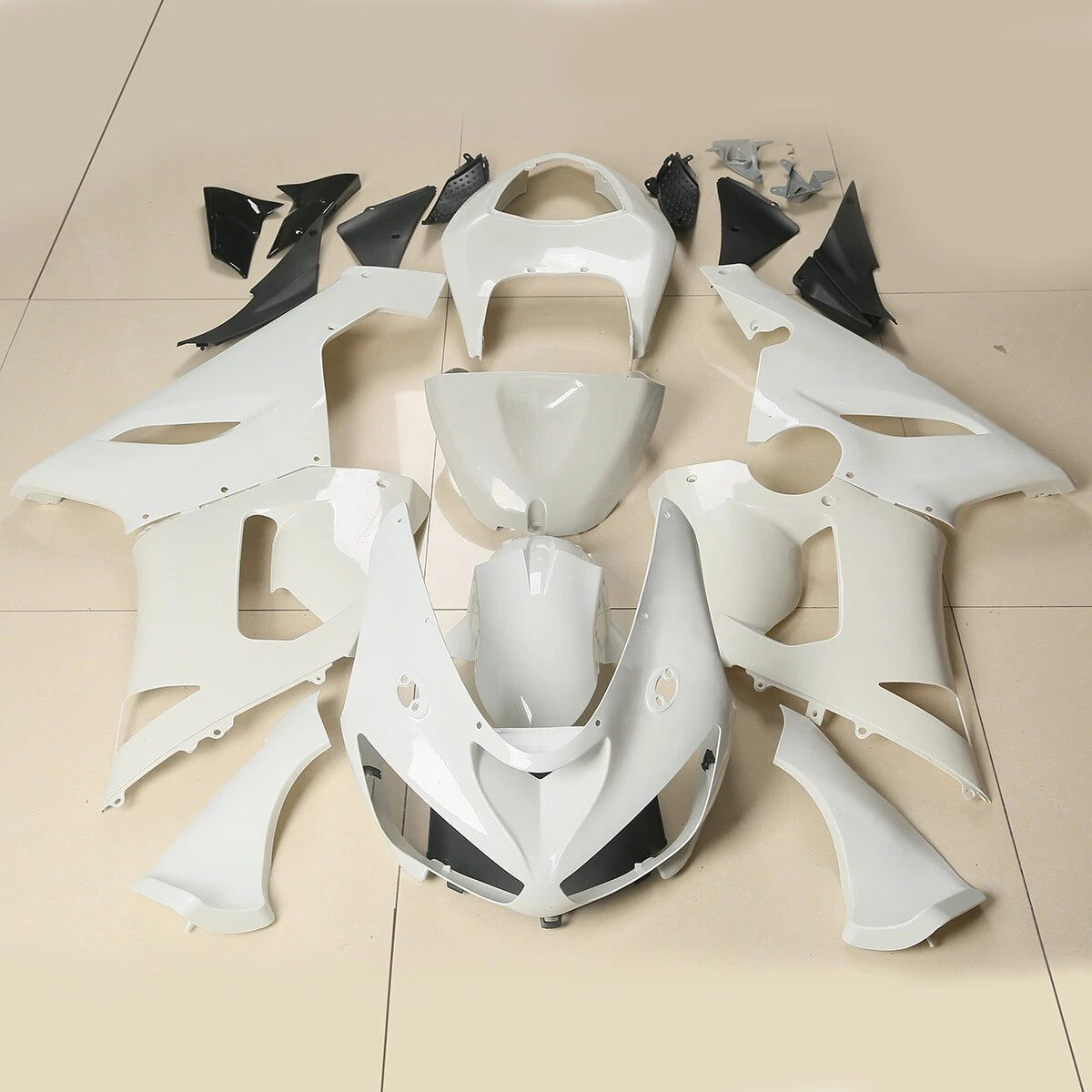 Fairings Bodywork Kit & Stay Bracket for Kawasaki Ninja ZX6R (2005–2006)