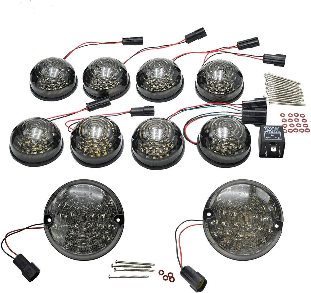 10X Smoked LED Light Kits for Land Rover Defender (1990–2016)