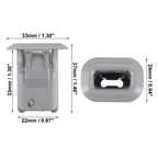2 Pack Rear Seat Cushion Pad Clips for Mercedes-Benz A220 (2019–2021)