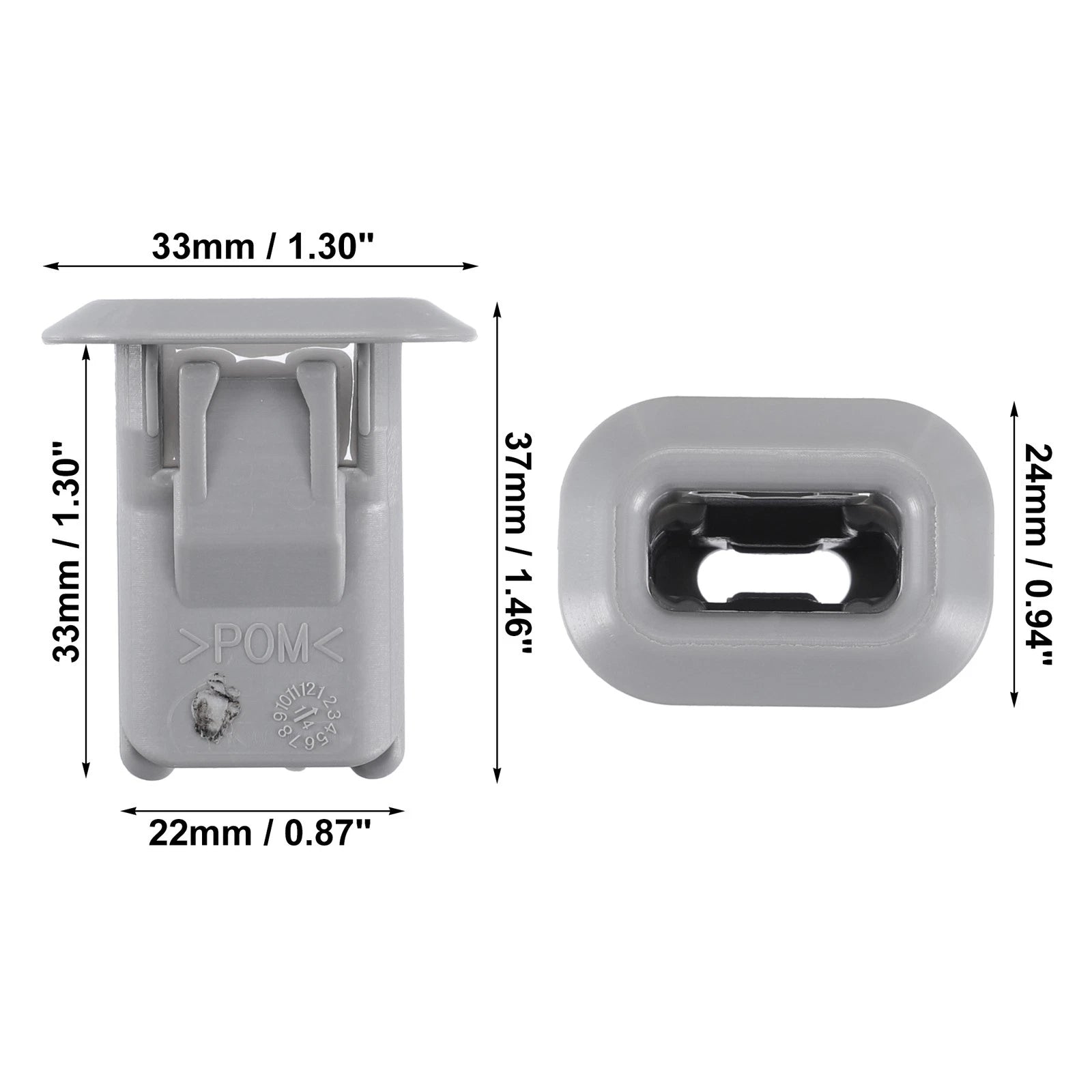 2 Pack Rear Seat Cushion Pad Clips for Mercedes-Benz A220 (2019–2021)