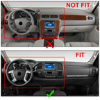 Dash Board Cap Cover for Chevrolet Silverado 1500 / GMC Sierra (2007-2013)