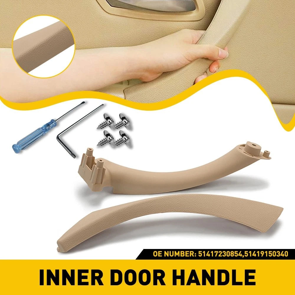 Inner Outer Door Panel Handle Pull Trim Cover for BMW E90 328i (2007–2013)