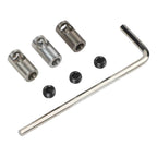3X 3.175MM to 5MM Conversion Sleeve & Grub Screws with L-Allen Key for RC Motor